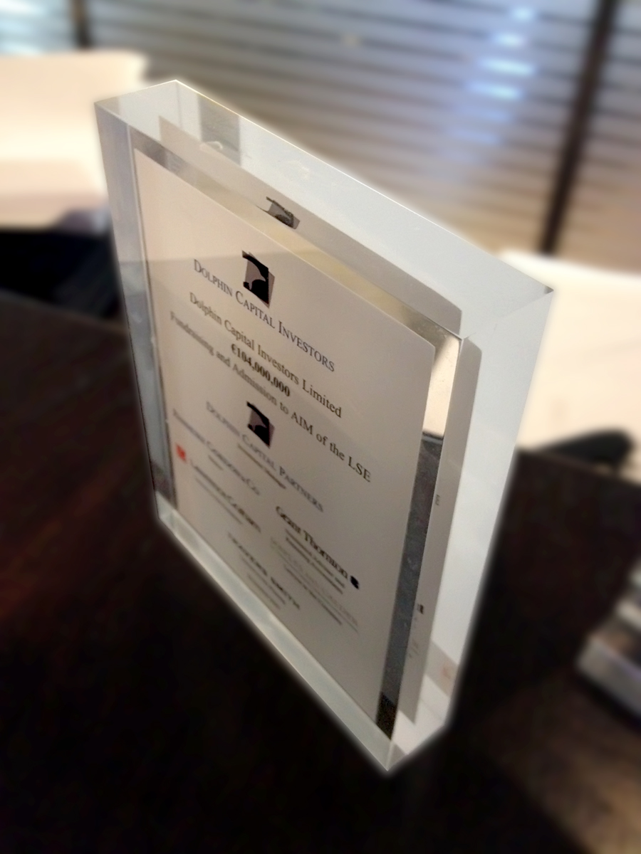 Awards & Commemorative Plaques