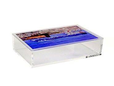 Κουτί από διάφανο plexiglass και UV εκτύπωση 1