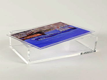 Κουτί από διάφανο plexiglass και UV εκτύπωση 2