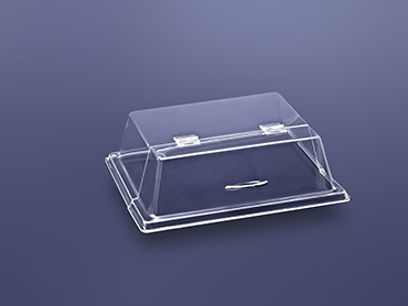Κάλυμμα παραλληλεπίπεδο σπαστό στο μήκος από διαφανές plexiglass. Διατίθεται σε 3 μεγέθη