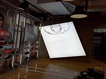 Lightbox από γαλακτερό plexiglass με UV εκτύπωση και LED φωτισμό